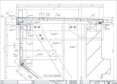 パラペット製作図